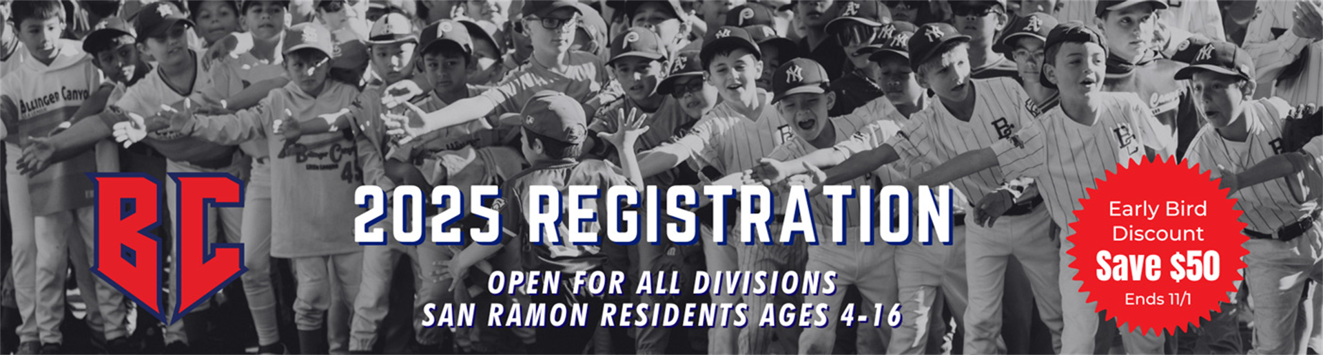 2025 Spring Registration is OPEN